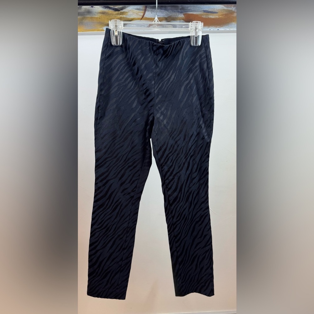 Rag & Bone Black Jacquard Animal Print Pants – Size 8